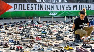 Avaaz Palestinian Lives Matter protest, Brussels