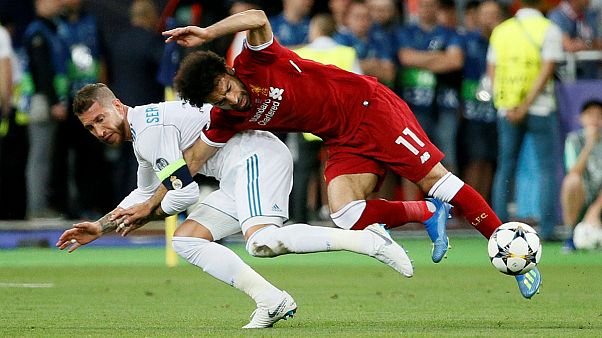 صحنه مصدومیت محمد صلاح صحنه مصدومیت محمد صلاح