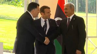 President Macron welcomes Libya's leaders