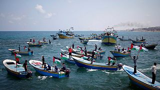 حرکت قایق‌های فلسطینی برای شکست حصر غزه