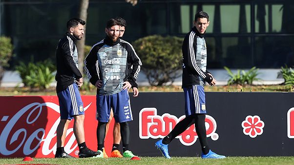 من تدريبات المنتخب الأرجنتيني من تدريبات المنتخب الأرجنتيني