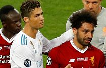 Ronaldo conforta Salah após a lesão na final da Liga dos Campeões