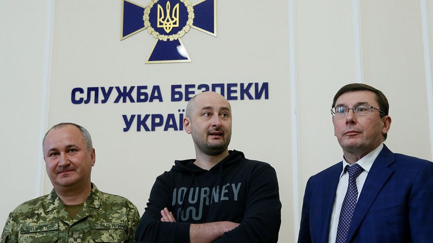 Image result for Ukraine jails man who plotted to kill Russian journalist, Arkady Babchenko