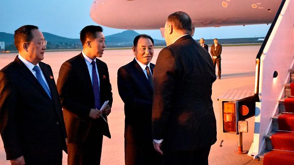 Rencontre du 9 mai entre Kim Yong Chol et Mike Pompeo à Pyongyang Rencontre du 9 mai entre Kim Yong Chol et Mike Pompeo à Pyongyang