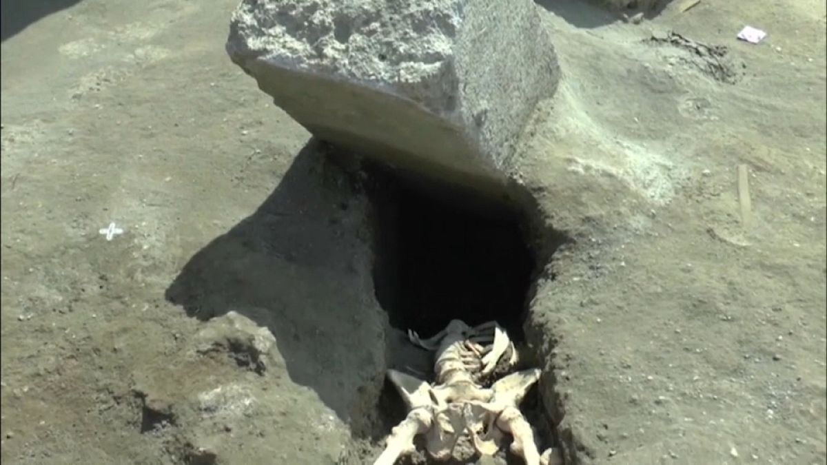 Ruines de Pompéi : le squelette de l'horreur