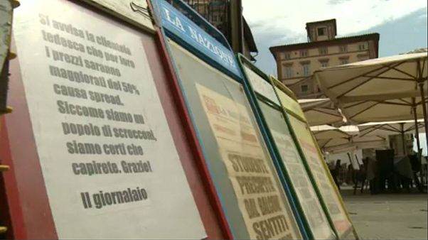 «Οι Γερμανοί πληρώνουν περισσότερα» λέει εφημεριδοπώλης «Οι Γερμανοί πληρώνουν περισσότερα» λέει εφημεριδοπώλης