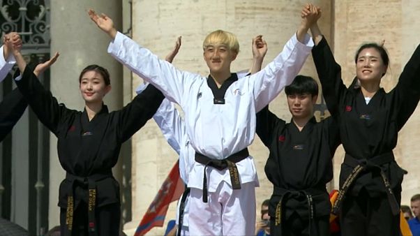 Taekwondo im Vatikan Taekwondo im Vatikan