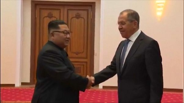 Sergei Lavrov ricevuto da Kim Jong-un Sergei Lavrov ricevuto da Kim Jong-un