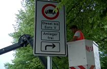 Signs go up in Hamburg warning motorists