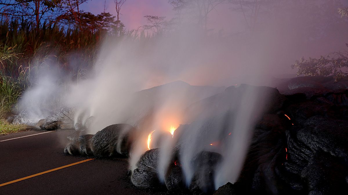 Νέες εικόνες από το ηφαίστειο Κιλαουέα