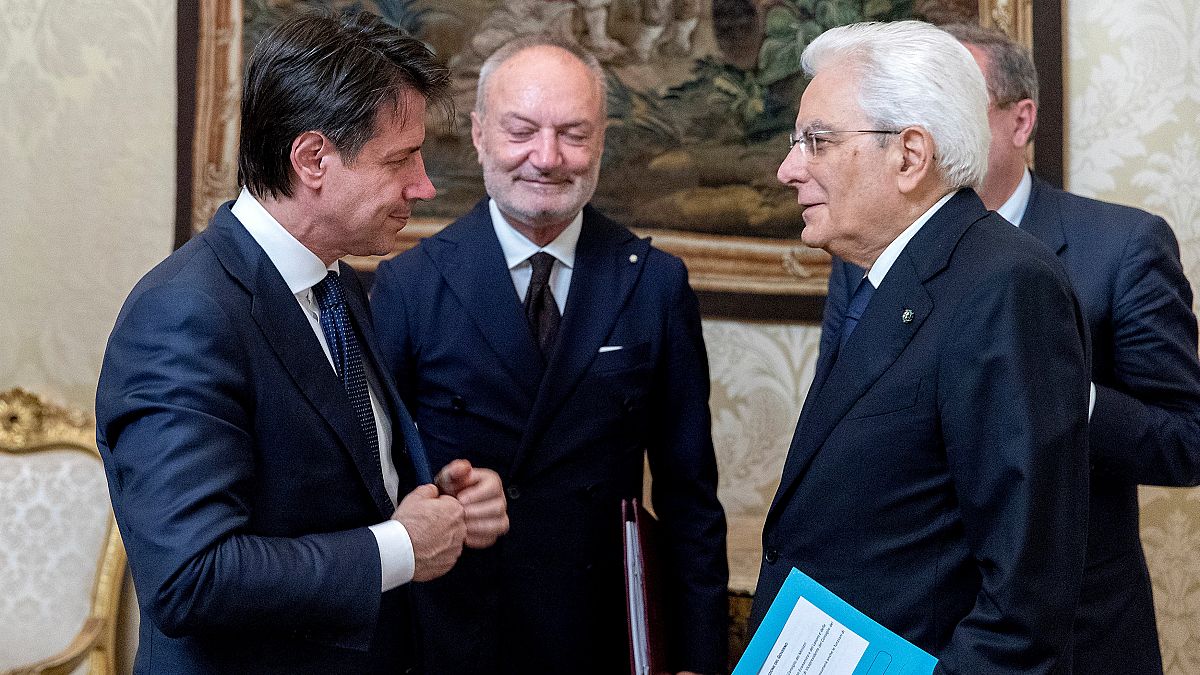 غوسبي مع الرئيس الايطالي