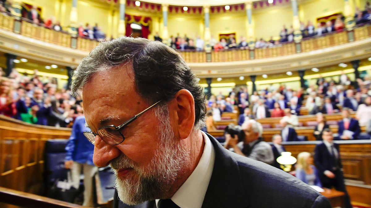 La moción de censura a Mariano Rajoy en imágenes