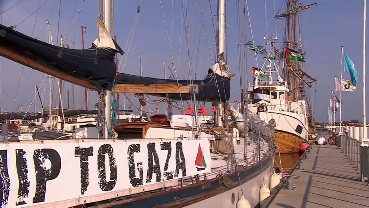 Flotilha a caminho de Gaza