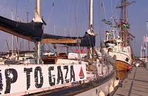 Flotilha a caminho de Gaza