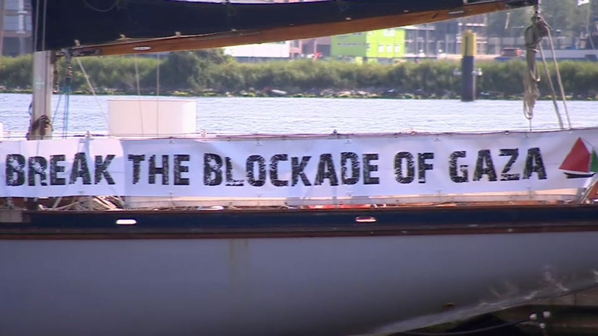 "Флотилия свободы" бросила якорь в Амстердаме
