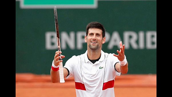 Djokovic nos oitavos de final de Roland Garros Djokovic nos oitavos de final de Roland Garros
