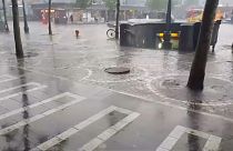 Mau tempo provoca o caos em Liège