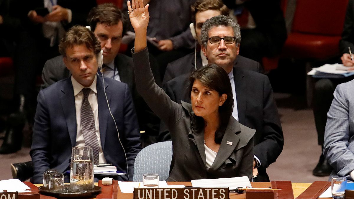 مندوبة الولايات المتحدة في مجلس الأمن الدولي نيكي هيلي