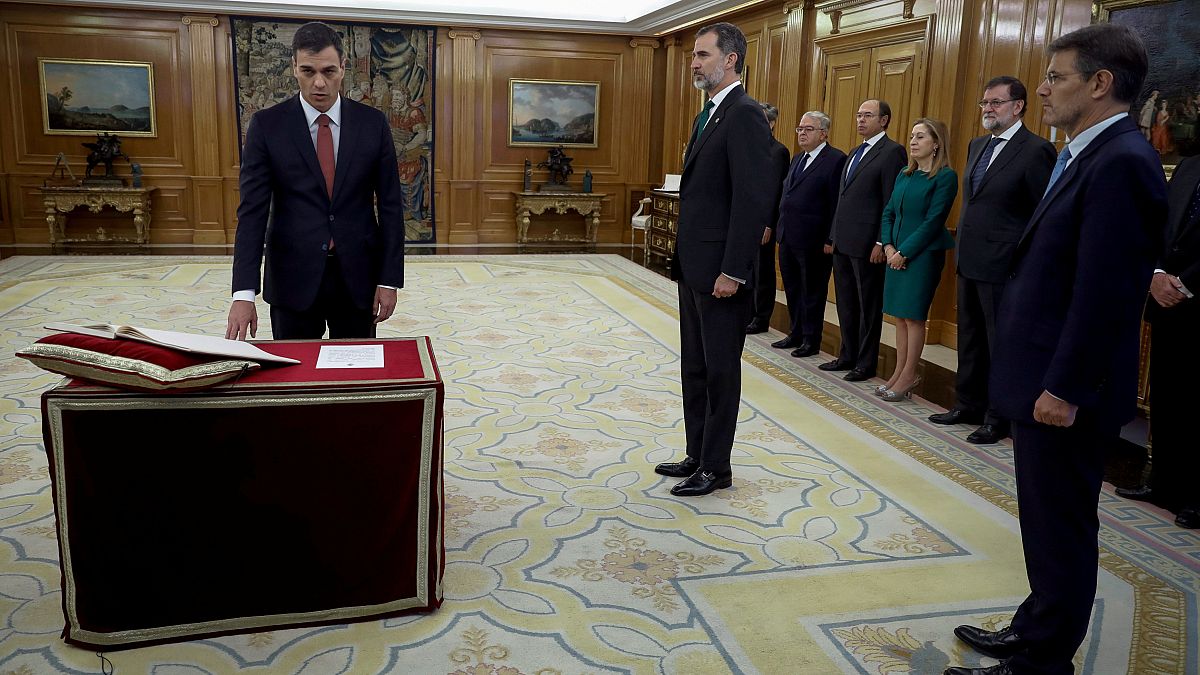 Amtseid: Pedro Sanchez ist Spaniens dritter sozialistischer Regierungschef