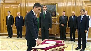 Pedro Sánchez promete el cargo como presidente del Gobierno