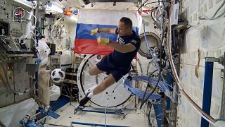 Zero gravity soccer for cosmonauts