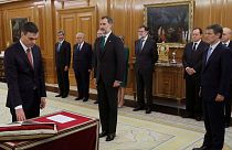 نخست وزیر جدید اسپانیا در مقابل پادشاه سوگند خورد
