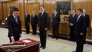 نخست وزیر جدید اسپانیا در مقابل پادشاه سوگند خورد