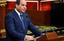 Al-Sisi bei seiner Rede in Kairo
