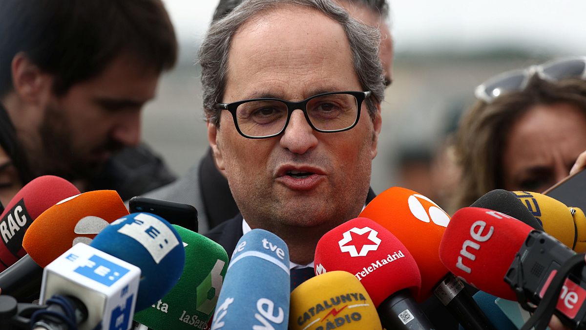 Le chef du gouvernement catalan appelle Sanchez à négocier