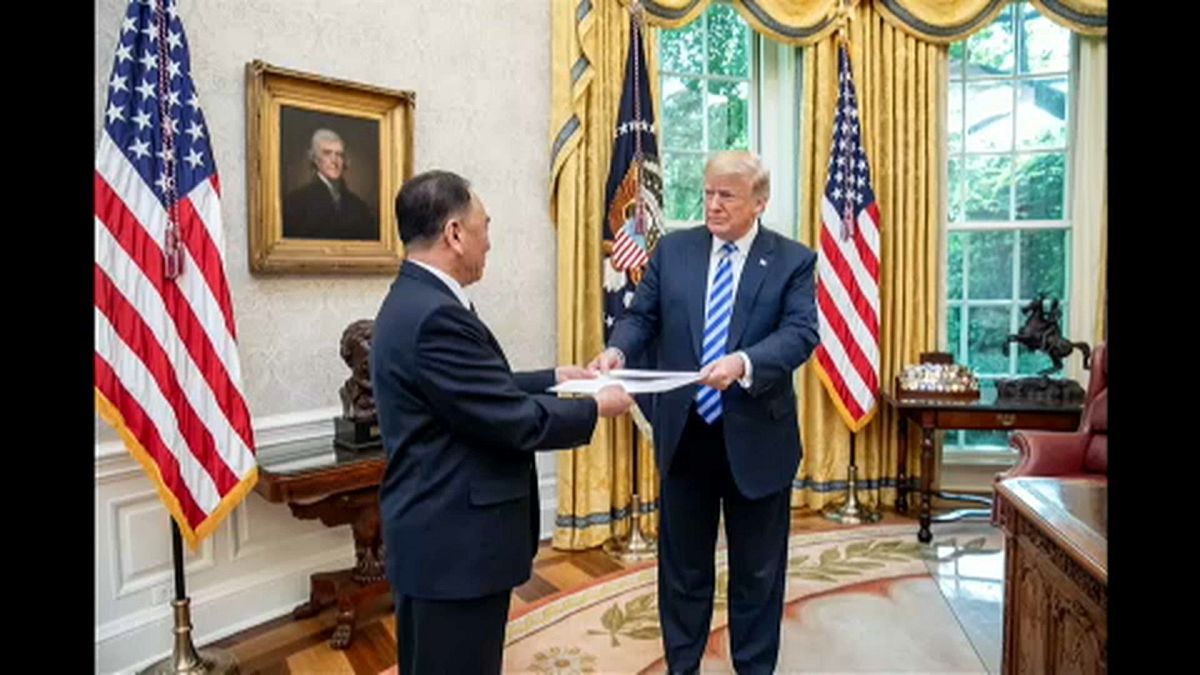 Trump receives a letter from North Korea's envoy