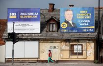 Wahlplakate in Ljubljana