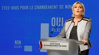 Marine Le Pen in Lyon