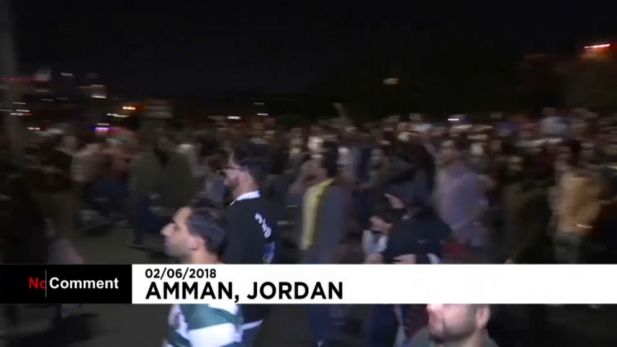 Several thousand protest in Jordan 