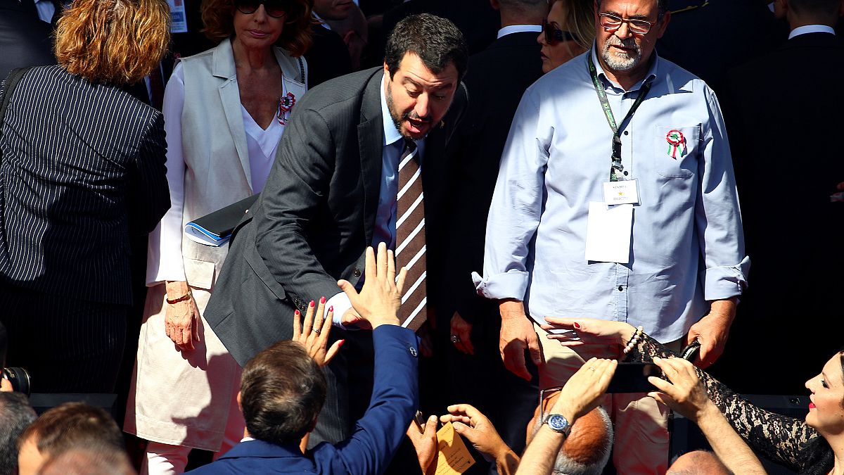 Salvini returns to campaign trail