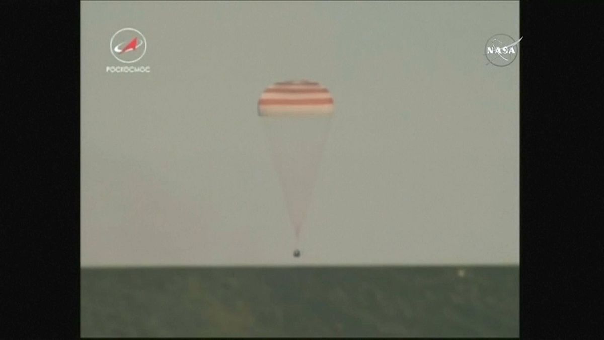 Soyuz de volta à Terra
