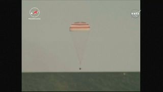 Soyuz de volta à Terra