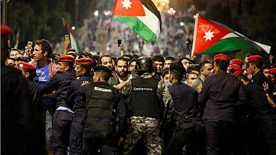تظاهرات در امان پایتخت اردن