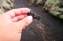  La pluie de magma solidifié du Volcan de Fuego