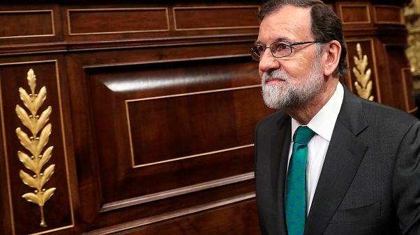 Ds Parlament sprach Rajoy am Freitag sein Misstrauen aus und setzte ihn ab Ds Parlament sprach Rajoy am Freitag sein Misstrauen aus und setzte ihn ab