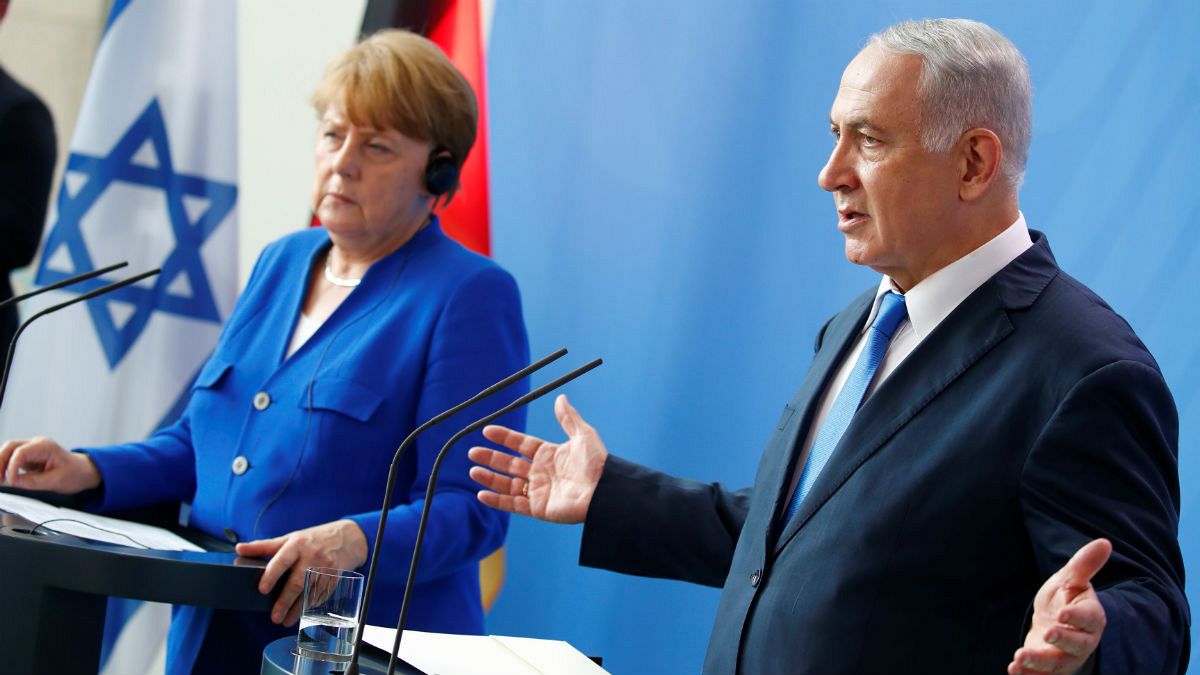 آنگلا مرکل صدراعظم آلمان و بنجامین نتانیاهو نخست وزیر اسرائیل