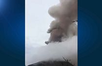Evacuadas aldeias limítrofes ao Vulcão de Fuego