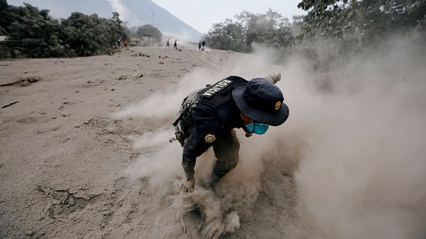 Momentos de angustia después de la erupción del Volcán de Fuego en Guatemala Momentos de angustia después de la erupción del Volcán de Fuego en Guatemala