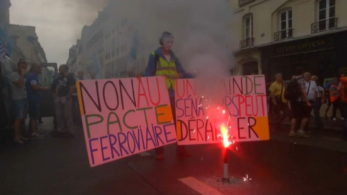 "Día D" para la polémica reforma ferroviaria francesa