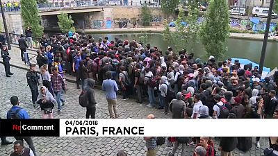 Évacuation de deux camps de migrants à Paris
