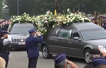 Funérailles poignantes des policières de Liège