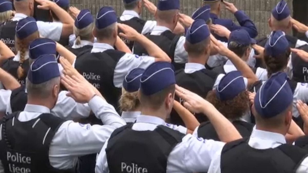 Βέλγιο: Ύστατο χαίρε στις δύο αστυνομικούς στην Λιέγη