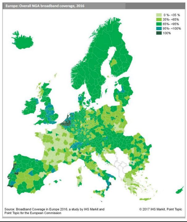 Point Broadband Coverage Map Which Countries In Europe Have The Worst Broadband Coverage? | Euronews