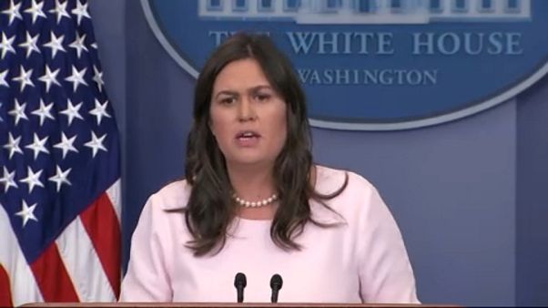 Assessora de imprensa da Casa Branca Sarah Huckabee Sanders Assessora de imprensa da Casa Branca Sarah Huckabee Sanders