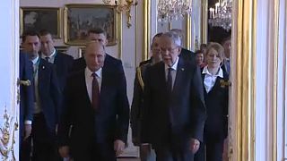 Vladimir Putin e Alexander Van Den Bellen