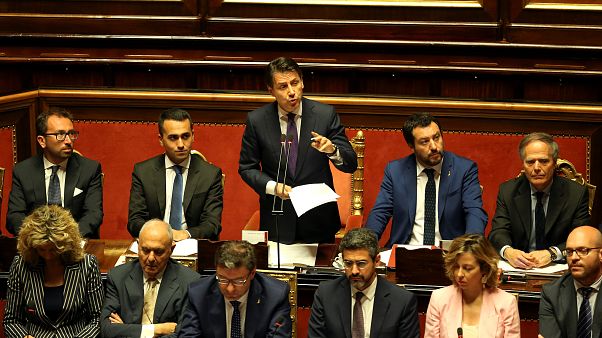 Сенат одобрил кабинет Джузеппе Конте Сенат одобрил кабинет Джузеппе Конте